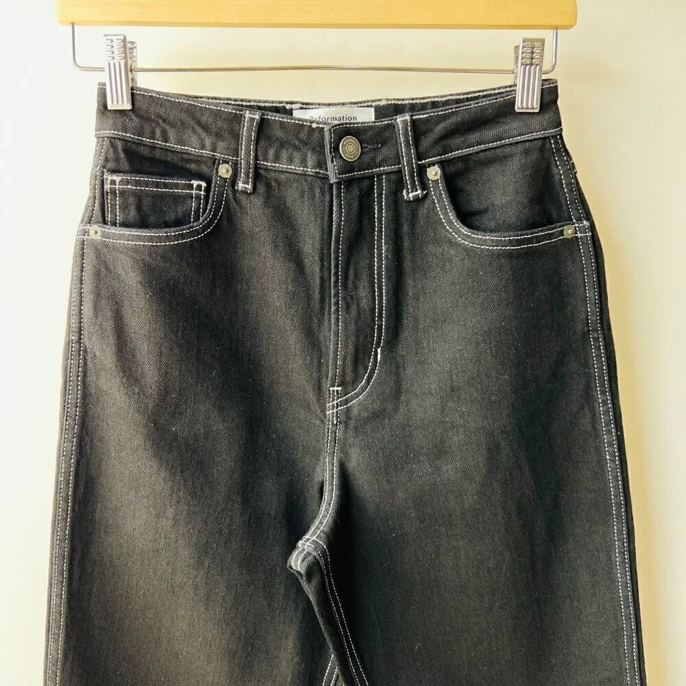 Reformation Highrise straight slim jeans, Size 26 M58